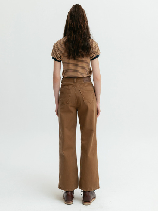 Via Colin wide pants (Denim brown)