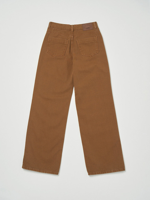 Via Colin wide pants (Denim brown)