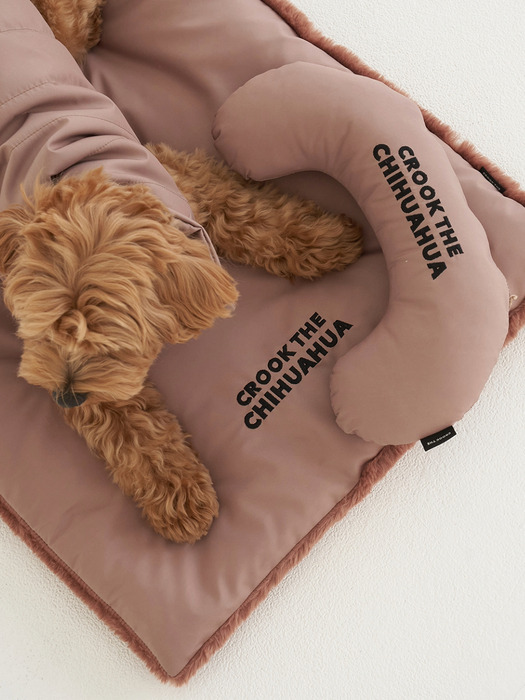 Padded Microfiber Pillow - camel beige
