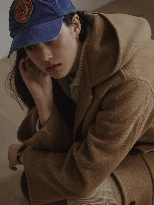 HANDMADE HOOD LONG COAT