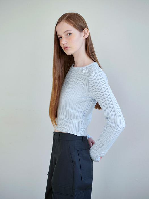 Arnold Crop Round Knit