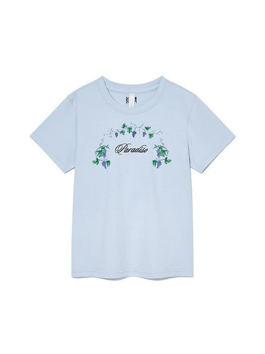 Paradise T-Shirt Dusty Sky Blue