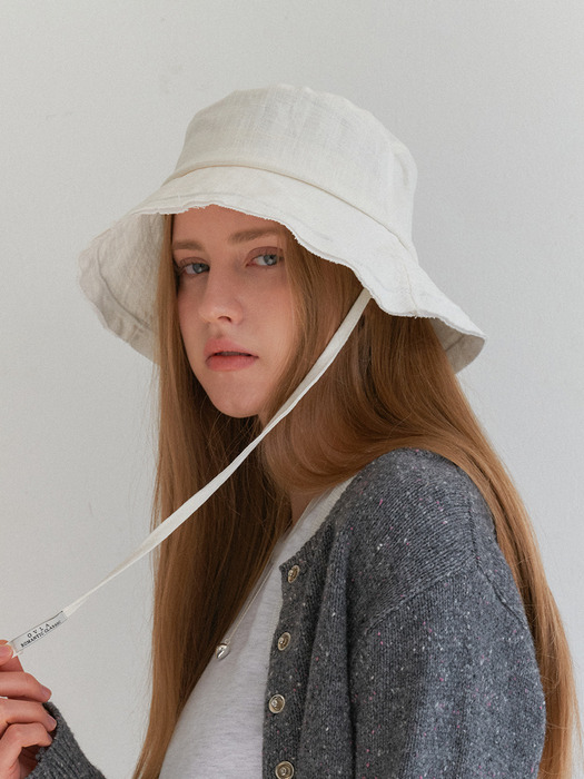 small linen simple bonnet_S