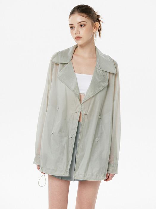 Glowy Trench Jacket_3color