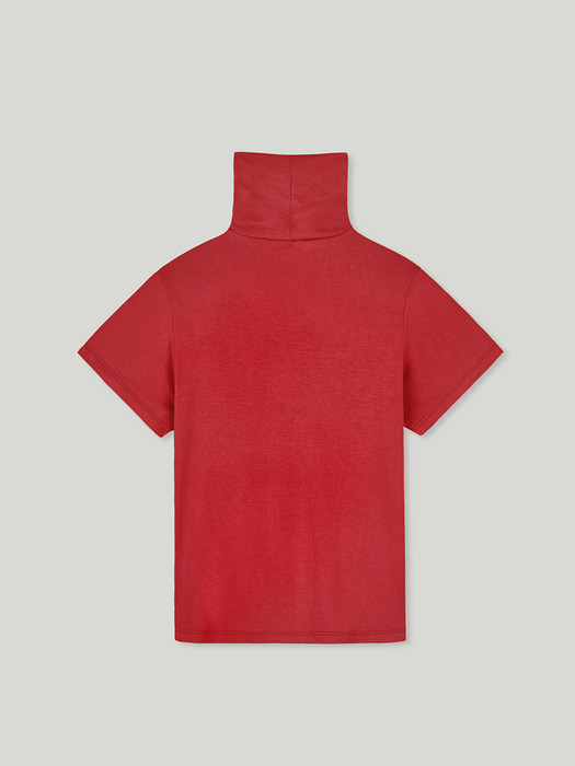 half polar t-shirt_red