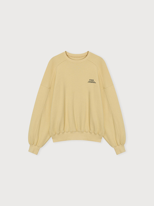 WAFFLE LOGO SWEATSHIRT(3COLORS)