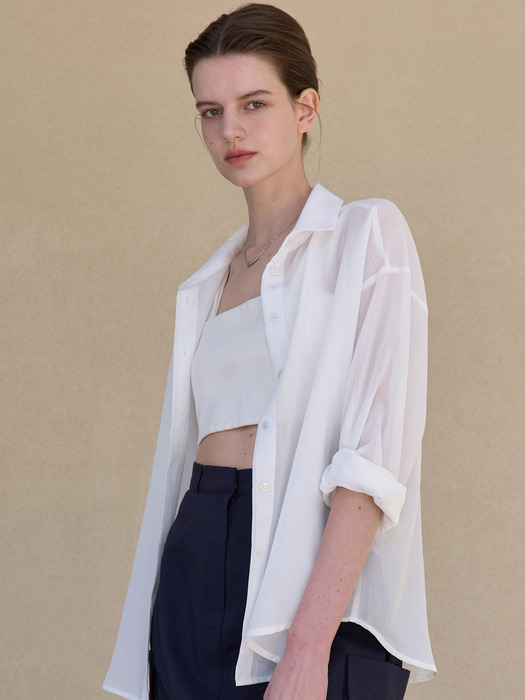 시스루 셔츠 4컬러 amr1869