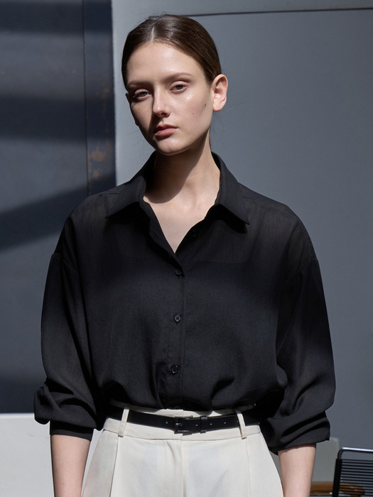 시스루 셔츠 4컬러 amr1869