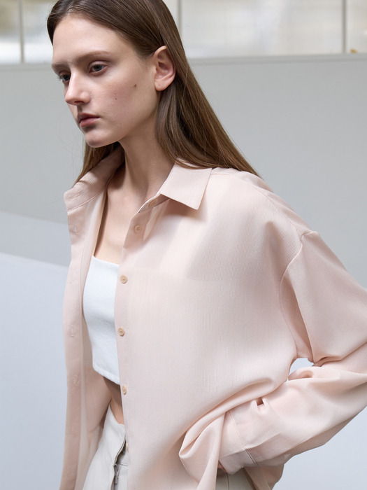 시스루 셔츠 4컬러 amr1869