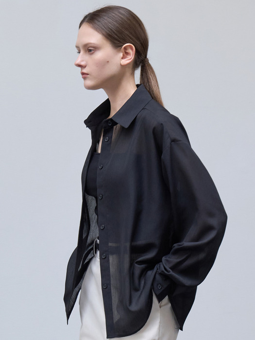 시스루 셔츠 4컬러 amr1869