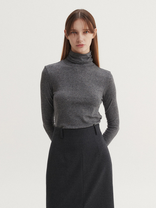 WOOL TURTLENECK TOP (6 COLORS)