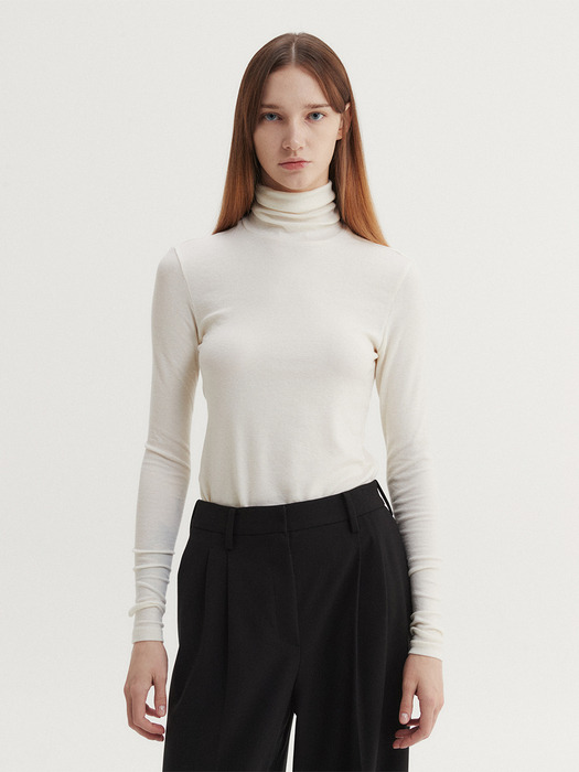 WOOL TURTLENECK TOP (6 COLORS)