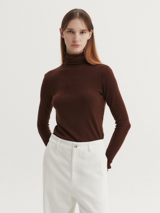 WOOL TURTLENECK TOP (6 COLORS)