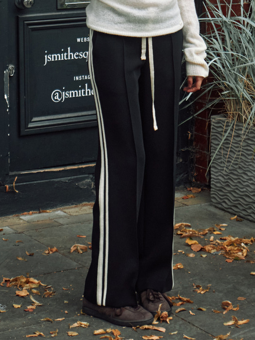 [단독]French Track Pants Black