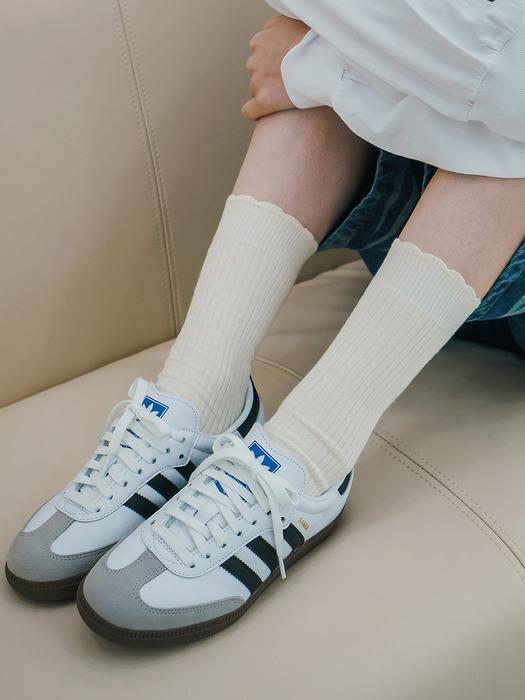 [선물포장]flow silky lip socks 4colors