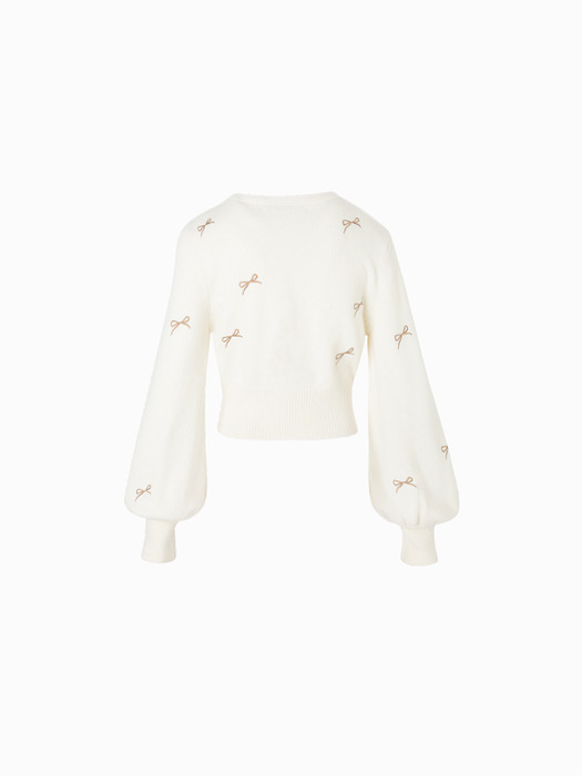 Marie Knit Cardigan (Cream)