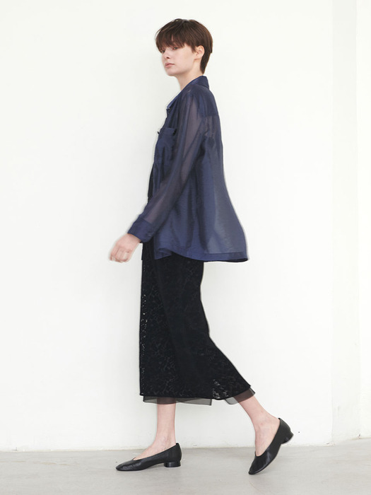 Lace Layered Long Shirt SW4AS836_2color