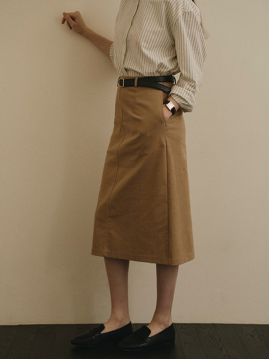 [LORI] Basic cotton skirt _ 3 colors