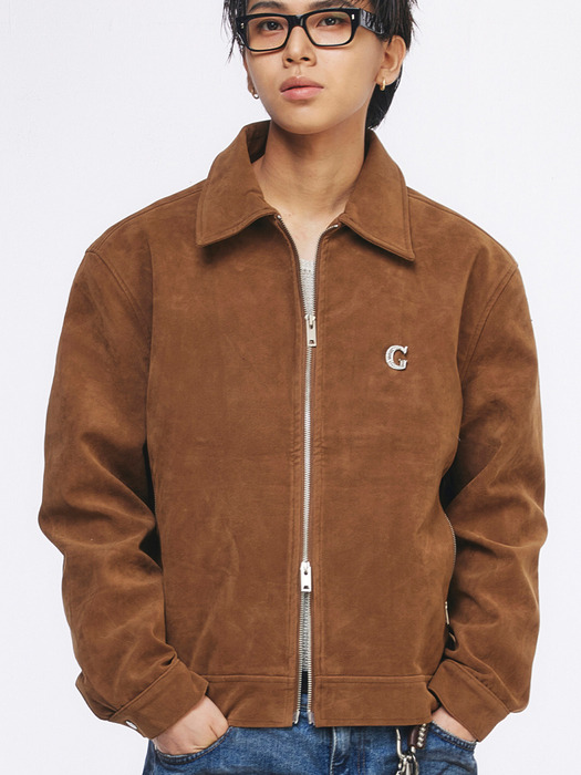 Suede Jacket Brown