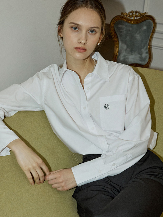 Symbol Logo Classic Shirt - White