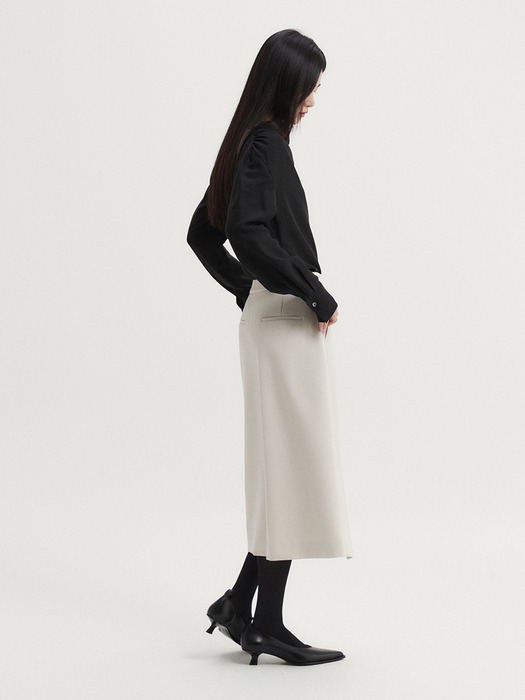 GENT WRAP SKIRT (2 COLORS)