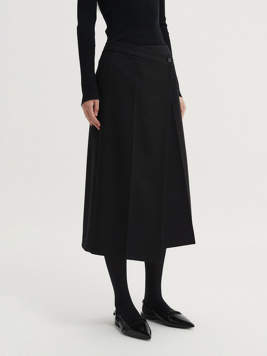 GENT WRAP SKIRT (2 COLORS)