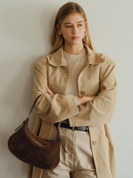 Veneta Hobo Bag Small Suede_2Colors