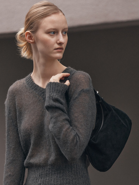 Veneta Hobo Bag Small Suede_2Colors