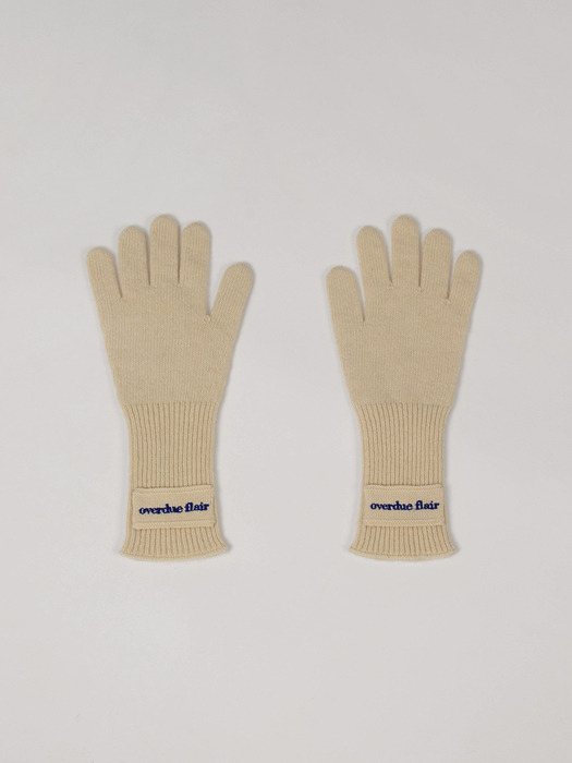 SOFT CASHMERE GLOVES _CREAM BUTTER