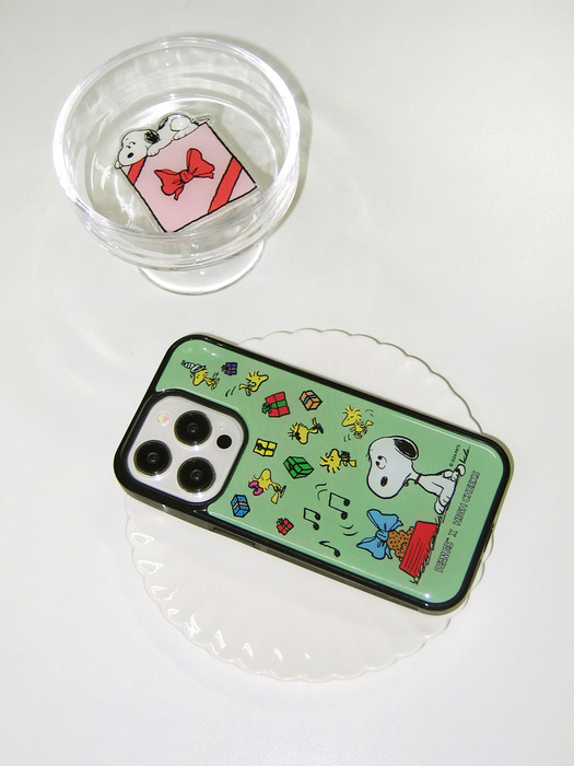 Gifts for snoopy epoxy case(green)_HC249DEP001O