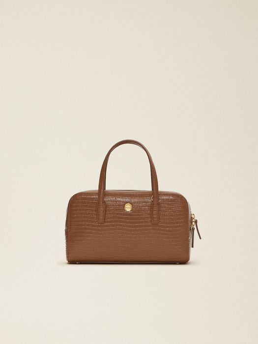 Sac Jour Lizard Cognac