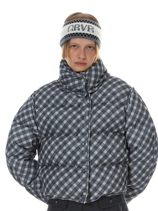 24WT GARNI CHECK CORDUROY DOWN JACKET (2COLOR)