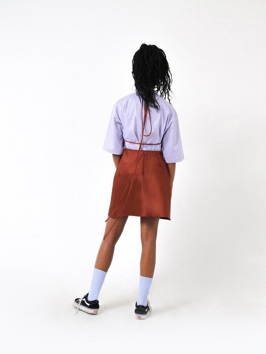 Mini Slip dress Texas Orange
