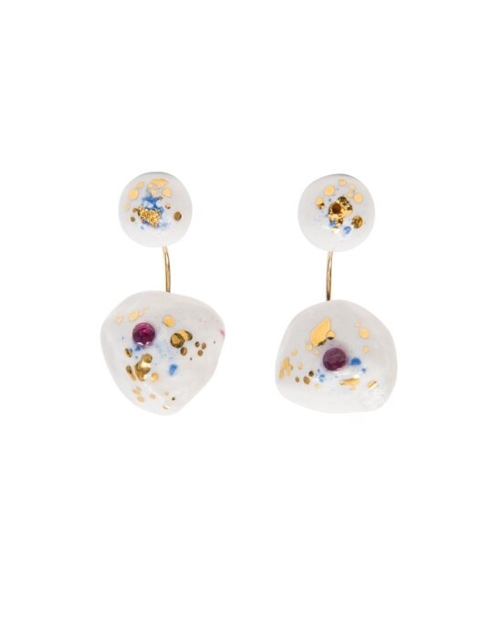 C CLUTCH COLORSTONE EARRING 3 