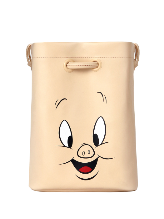 [SS19 STEREO X LOONEY TUNES] Pouch Bag(Peach)