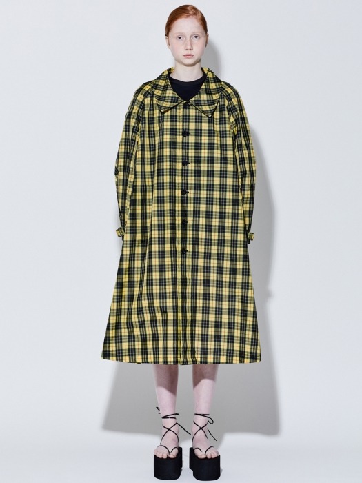 19SS FLARE SINGLE COAT (YELLOW CHECK)