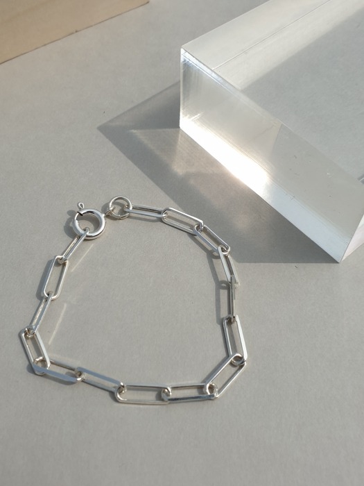 Long oval chain Bracelet