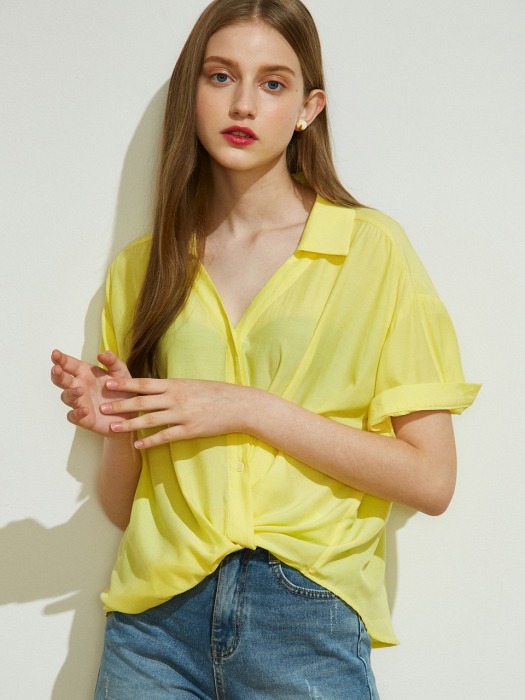 iuw430 Twisted shirts (yellow)