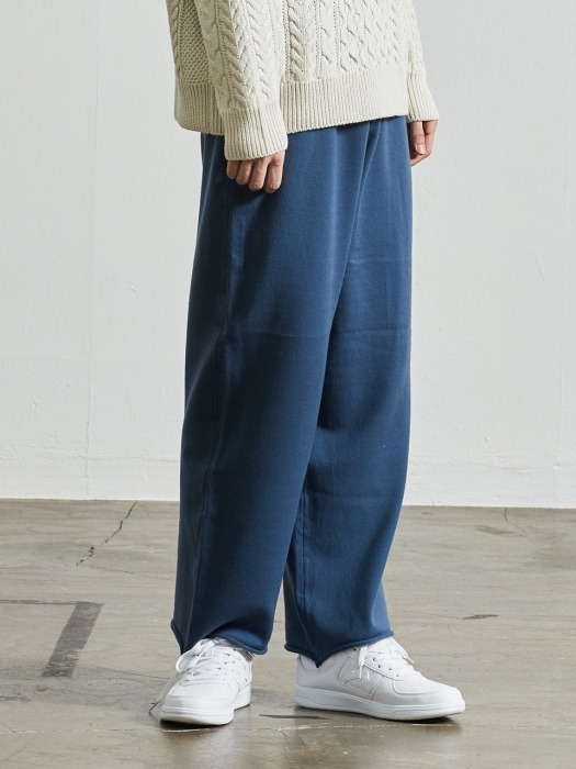 Basic Knit Pants (BLUE)