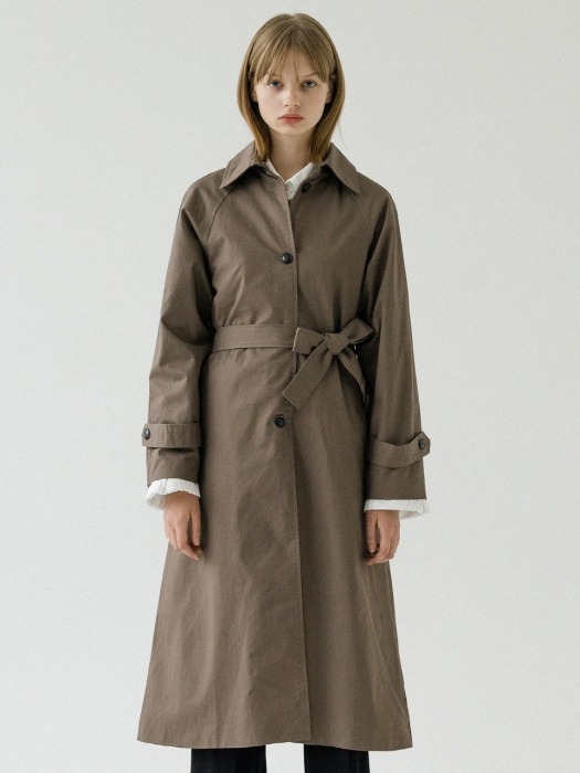 RAGLAN SINGLE TRENCH COAT ACT193001-CC