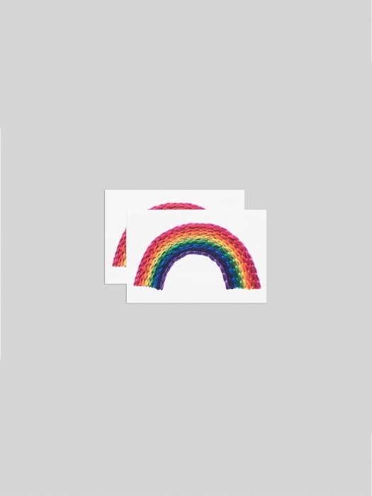 Stitched Rainbow타투 스티커