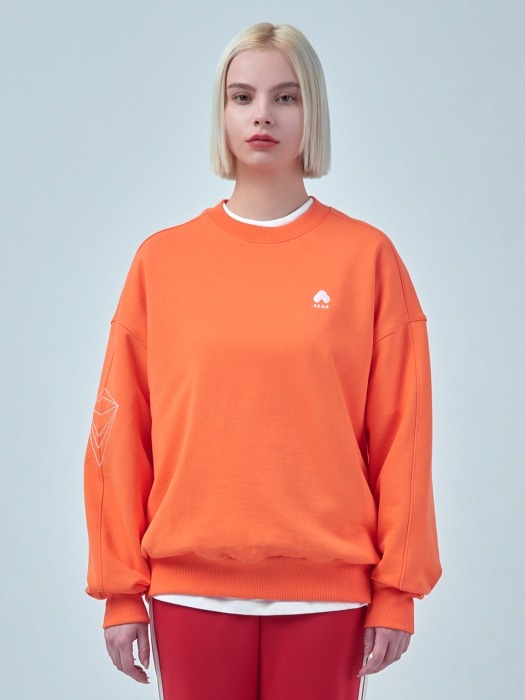 Unisex Embroidered Sweatshirt ACC_02_CORAL_MEDIUM