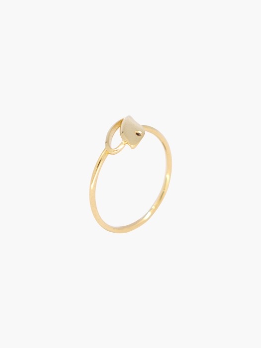 Simple Petal Ring (14k Gold)