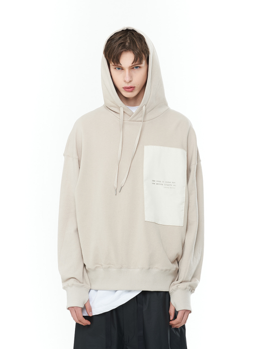 Layered Patch Hood T-Shirts (BE)_ PA1TS1010