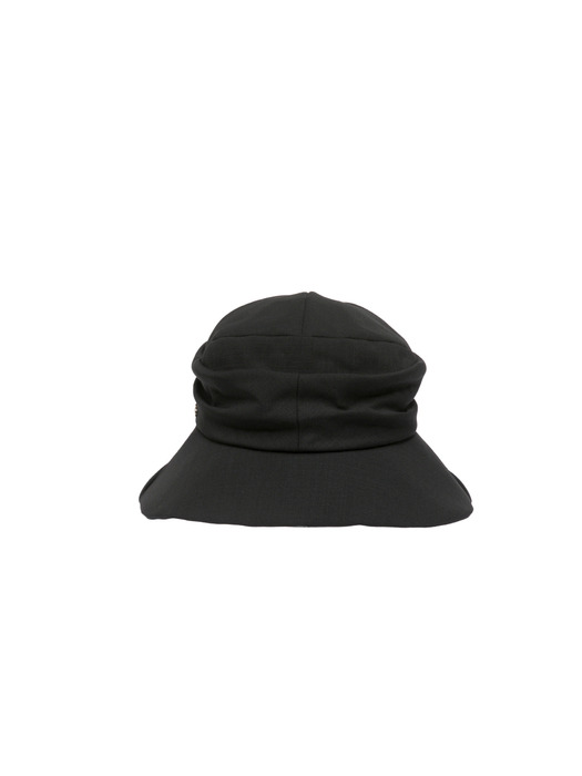 Grace draping hat - Black