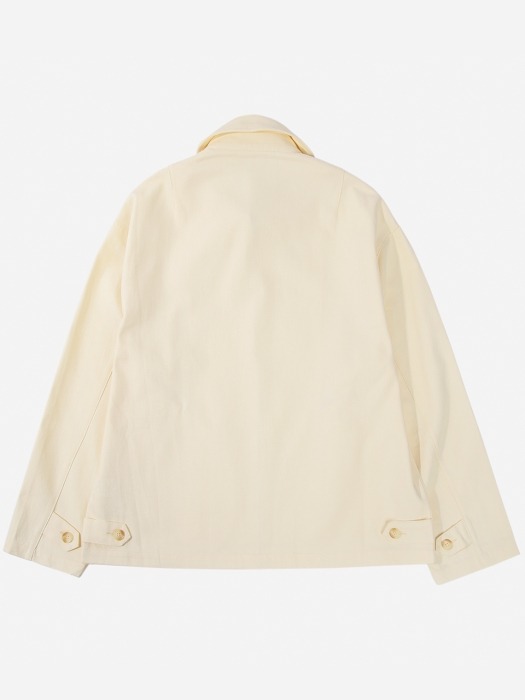 Minimal Cotton jacket_Cream