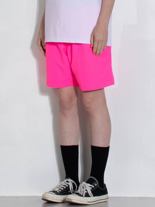 HALF PANTS (NEON PINK)