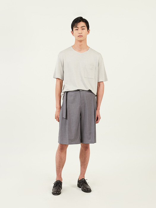 20summer Classic Rib T-shirt light grey