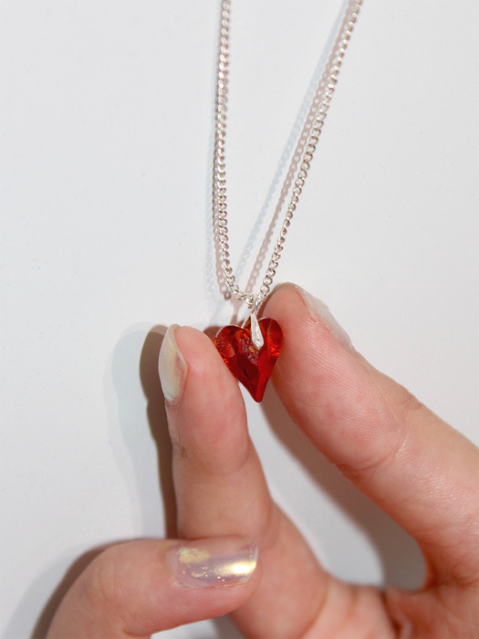 old heart necklace