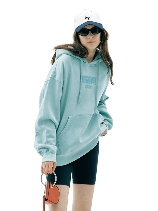 LOVER` EMBROIDERY HOODIE_L/GREEN (EETZ3HDR01W)